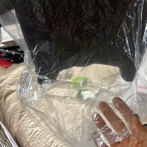 LONG SLEEVE STRIPED MESH MINI DRESS BLACK M New - Picture 14 of 15